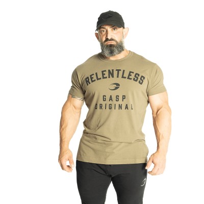 GASP Relentless Skull Tee - Washed Green