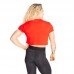 BB Astoria Cropped Tee - Sunset Red