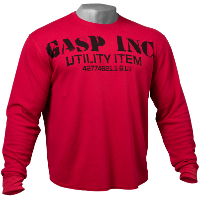 GASP Thermal Gym Sweater - Chili Red