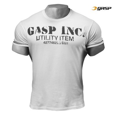 GASP Basic Utility Tee - White