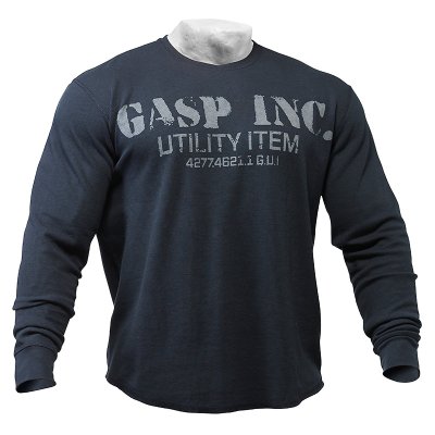 GASP Thermal Gym Sweater - Asphalt